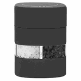 Мельница для cоли и перца акрил,пластик D=62,H=80,L=35,B=15мм черный