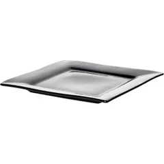 Тарелка «Кунстверк» квадратная фарфор ,H=20,L=255,B=255мм черный, изображение 2