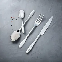 Нож столовый «Лаццо» с ручкой моноблок сталь нерж. ,L=24/12,B=1см металлич., изображение 3