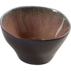 Salad bowl “Pure” ceramics D=75,H=45mm brown.