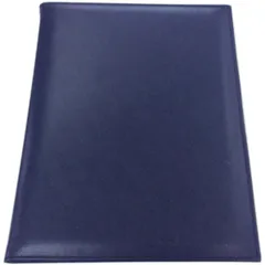 Menu folder A5  leatherette , L=24, B=18.5cm  dark blue.