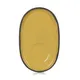 Блюдце «Карактэр» керамика ,H=12,L=135,B=83мм желт.