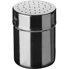 Container for seasonings with holes  stainless steel  150 ml  D=55, H=75mm  silver.