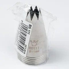 Насадка кондитерская «Открытая звезда» (7 зубцов)[5шт] сталь нерж. D=30/11,H=50мм стальной, изображение 3