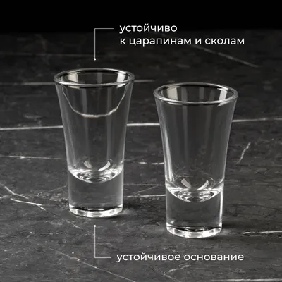 Стопка «Бостон шот» стекло 55мл D=50,H=85мм прозр., Объем по данным поставщика (мл): 55, изображение 5