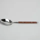 Ложка столовая «Рустик» уцененная сталь нерж.,пластик ,L=195/60,B=40мм металлич.