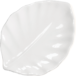 Блюдо «Кунстверк» лист фарфор ,H=36,L=365,B=255мм белый, Цвет: Белый, Длина (мм): 365, Ширина (мм): 255