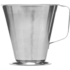 Стакан мерный с ручкой сталь нерж. 1,5л D=18,5,H=16,5см серебрист., изображение 2