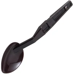 Serving spoon with stopper and hole polycarbonate 40ml ,L=283,B=73mm black