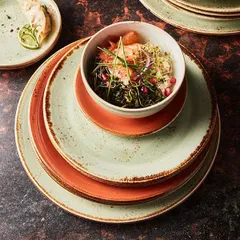 Тарелка пирожковая «Крафт Терракота» фарфор D=15,H=2см терракот, изображение 3