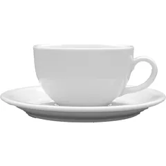 Tea cup “America”  porcelain  350ml  D=115/58, H=70, B=140mm  white