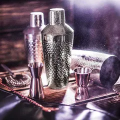 Шейкер европейский «Пробар» рифленый сталь нерж. 0,7л D=89,H=235мм серебрист., изображение 3