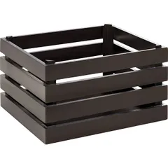 Box for feeding GN 1/2 acacia ,H=21,L=35,B=29cm black