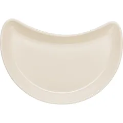 Блюдо «Айвори» полумесяц фарфор D=202,H=10,L=200,B=110мм слон.кость