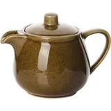 Чайник заварочный «Кантри Стайл» с крышкой фарфор 450мл D=8,H=9см зелен.