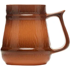 Кружка пивная «Глиняная» керамика 1,2л D=11,H=15,L=19см коричнев.