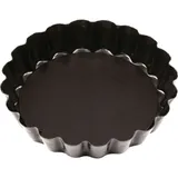 Форма для выпечки  съемное дно сталь,антиприг.покр. D=10,H=2см черный