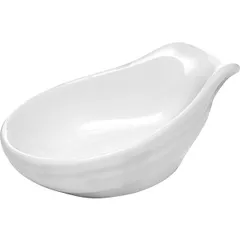 Spoon stand “Aura” porcelain ,H=33,L=92,B=54mm white