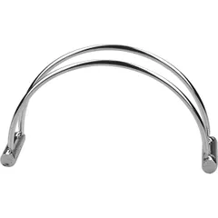 Салфетница «Дуга» сталь ,H=77,L=140,B=31мм серебрист.