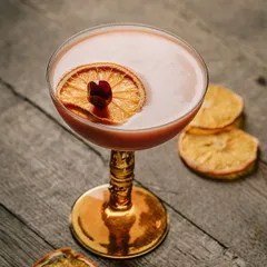 Шампанское-блюдце «Тики» стекло 250мл D=10,8,H=14,6см прозр.,амбер, изображение 2