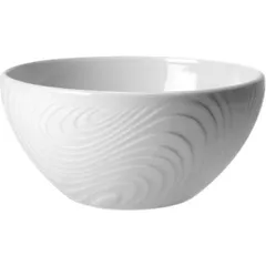 Salad bowl “Optic” porcelain 0.6l D=15,H=7cm white