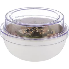 Крышка для салатника «Фрида» 84930, 84931 пластик D=90,H=25мм прозр., изображение 2