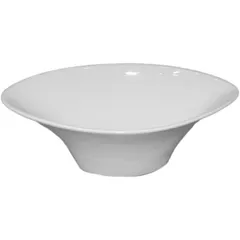 Salad bowl “Kunstwerk” oval  porcelain , L=25.4 cm  white