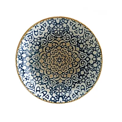 Салатник «Альхамбра» фарфор 220мл D=130,H=38мм белый,синий, изображение 2