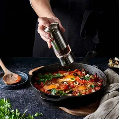 Мельница для перца «Зели» электрическая (батарейки) пластик,сталь нерж. ,H=14см серебрист., изображение 4