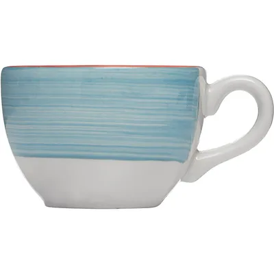 Чашка кофейная «Рио Блю» фарфор 85мл D=65,H=50,L=85мм белый,синий, изображение 2