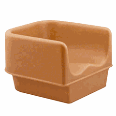 Детское сиденье б/ремня пластик ,H=20,6,L=29,5,B=28,6см бежев.