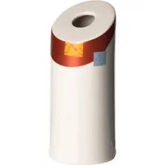 Ваза для цветов «Зен» фарфор D=48,H=110мм белый,оранжев.