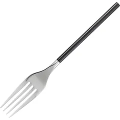 Table fork “District Silver Black Gloss”  stainless steel , L=200, B=26mm  silver, black