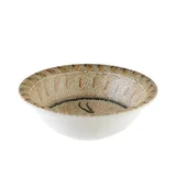 Салатник «Месопотамия Фауна» фарфор 400мл D=160,H=53мм коричнев.