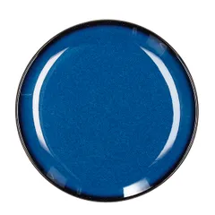 Тарелка десертная «Джап Блю» керамика D=18,5см синий