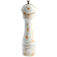 Pepper mill wood D=6,H=23cm white