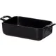 Форма для запекания «Бель Кузин» керамика 450мл ,H=4,L=16,B=10см черный