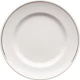 Тарелка «Идиллия» мелкая фарфор D=200,H=22мм белый,золотой