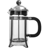 Френч-пресс стекло,металл 0,6л D=88,H=210мм металлич.,черный