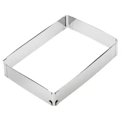 Air conditioner shape, split 19x28/34x54cm stainless steel ,H=5cm metal.