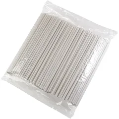 “EcoPack” straws [400 pcs]  pcs. collapse D=6,H=240mm white