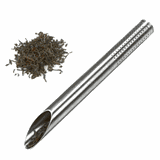 Трубочка д/чая сталь D=22,H=220мм серебрян.