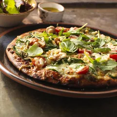 Тарелка «Кото» мелкая фарфор D=300,H=18мм черный,коричнев., изображение 3