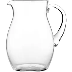 Jug glass 1.5l D=125,H=195,L=150,B=4mm clear.