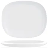 Блюдо «Эволюшнс Уайт» прямоугольное стекло ,L=28,B=23см белый