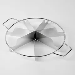 Делитель для торта на 7 кусков сталь нерж. D=25,5,L=34см металлич., изображение 2