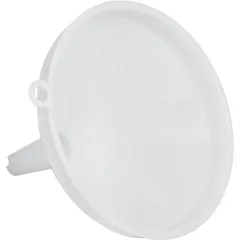 Funnel plastic D=10,H=11,L=11cm white