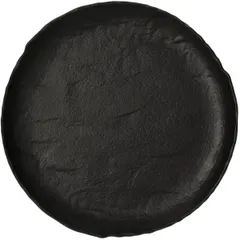 Тарелка «Вулкания» мелкая фарфор D=21см черный