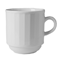 Чашка чайная «Эвита» фарфор 250мл D=85,H=70,L=105,B=85мм белый