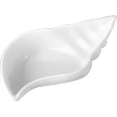 Dish-shell d/set. “Kunstwerk” porcelain ,H=21,L=115,B=66mm white